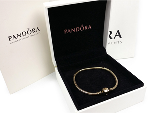 Pandora Charm Gold Bracelet - 14ct Gold