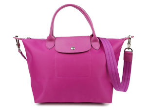 Longchamp Le Pliage Pink Neo Top Handle Small